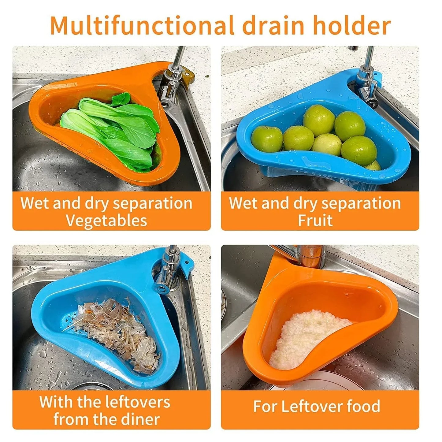 Multipurpose Kitchen Sink Corner(Pack of 2)