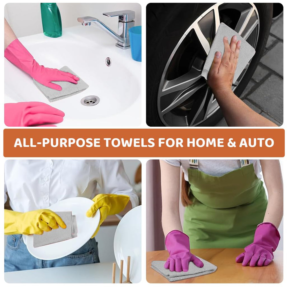 Microfiber Cleaning Cloth (25 Sheets)